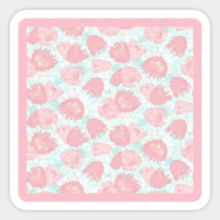 Pastels King Protea Sticker